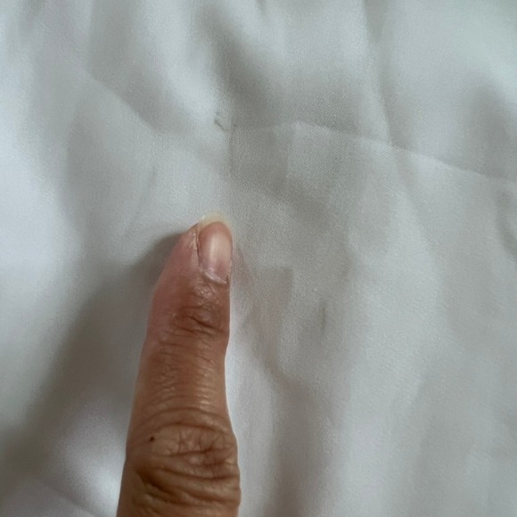 Abercrombie & Fitch Wide Leg Pants Women XL Regular White Pull On Crepe Pockets - Picture 14 of 14